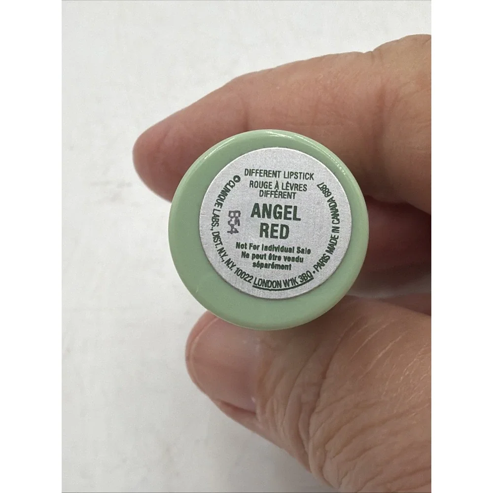 Clinique Lipstick ANGEL RED Full Size Green Tube Discontinued